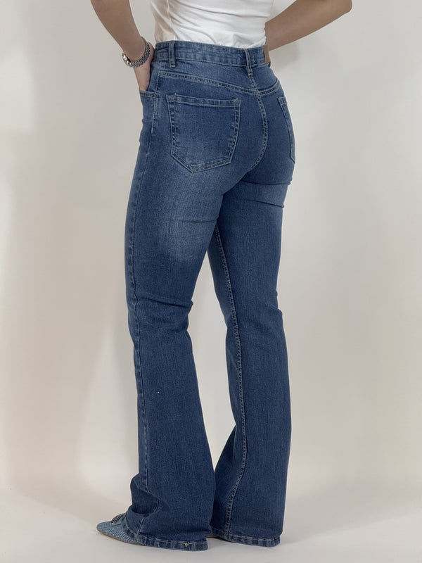 Jeans flare two way